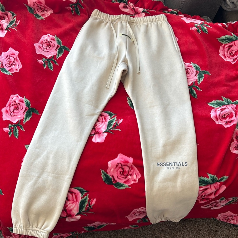 Essentials Gear of God Kids or women’s Cream Sweatpants new jogger